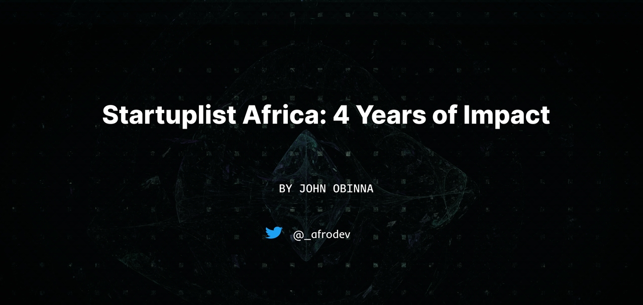 Startuplist Africa - Overview, Mission and Impact